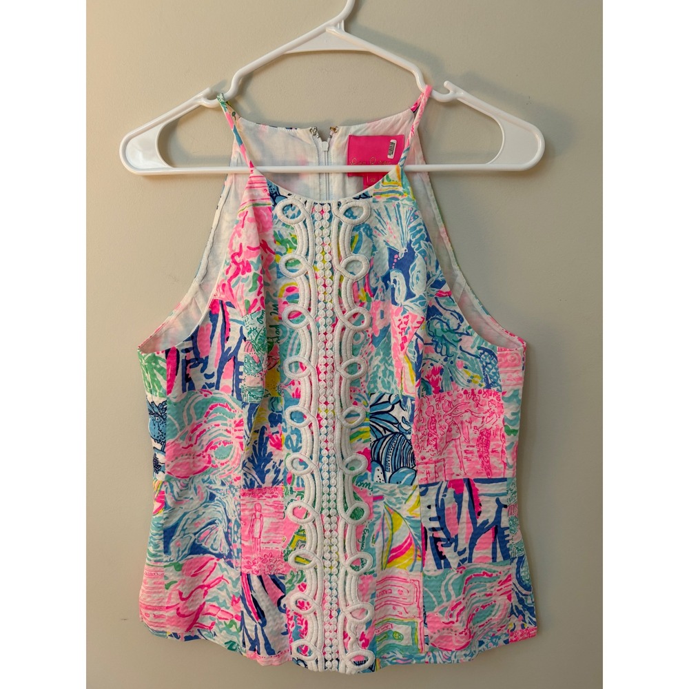 Lilly Pulitzer Pearl Top Size 10